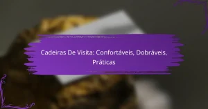 Cadeiras De Visita: Confortáveis, Dobráveis, Práticas