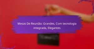 Mesas De Reunião: Grandes, Com tecnologia integrada, Elegantes